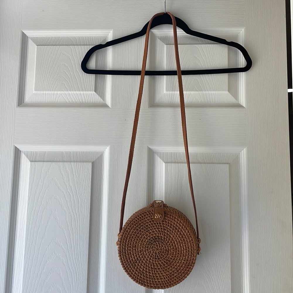 Urban Outfitters Rattan Circle Bag